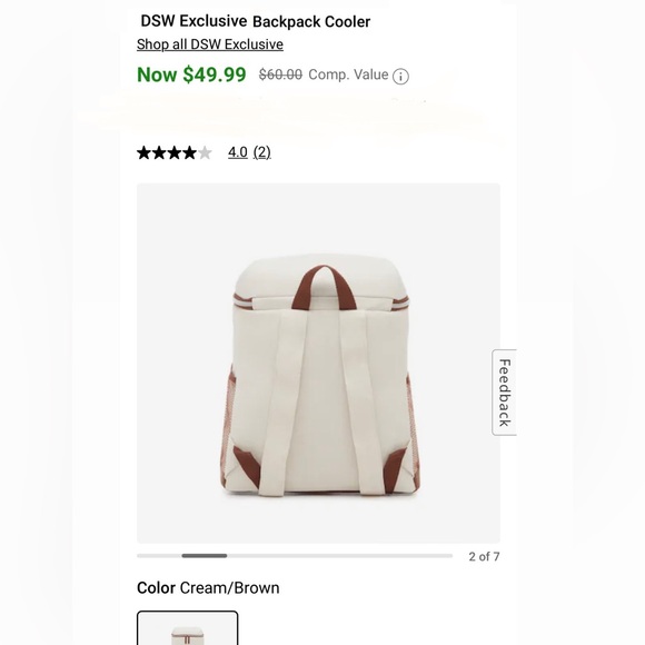 NWT Camuto DSW Exclusive Backpack Cooler - Picture 8 of 16